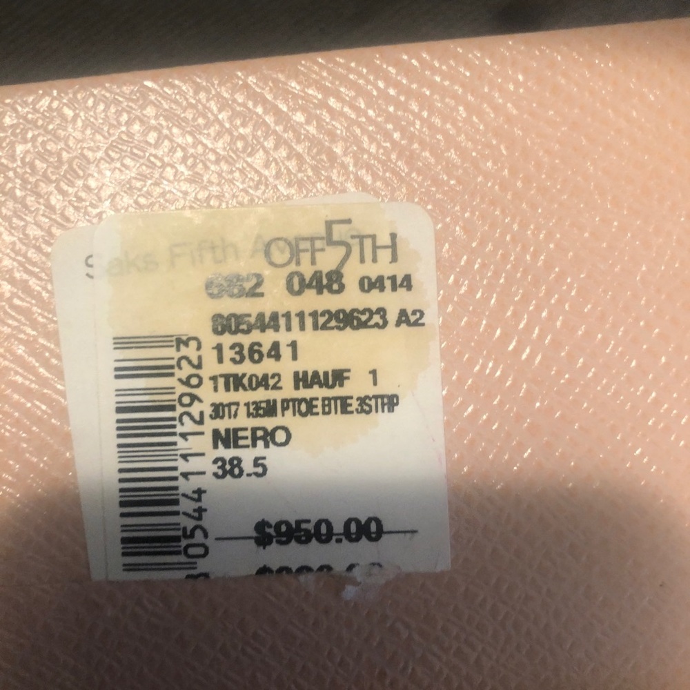 Prada Peep Toe Black Velvet Sandals - Picture 4 of 4